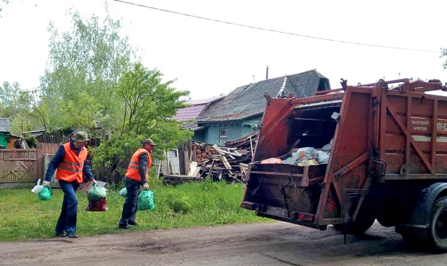 Вывоз мусора из частного дома в Ульяновске в октябре
