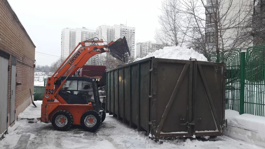 Вывоз снега контейнерами в Ульяновске — цена от 3291 руб., заказать контейнер для снега в ПроМусор